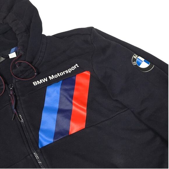 Puma x BMW Motorsport Hoodie Full Zip Sweatshirt Long Sleeve Men's M Jacket‎ - Picture 14 of 14